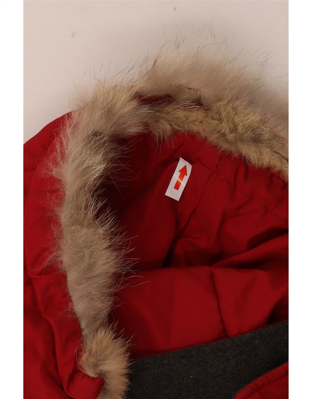 Woolrich Veste matelassée à capuche pour femme UK 44 Medium Red Nylon
