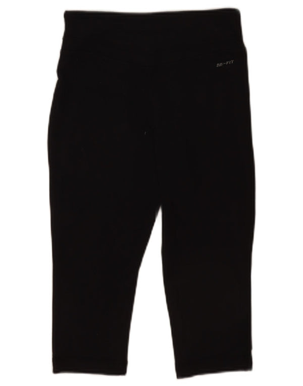 Nike Legging Capri Dri Fit pour femme UK 4 XS Nylon noir