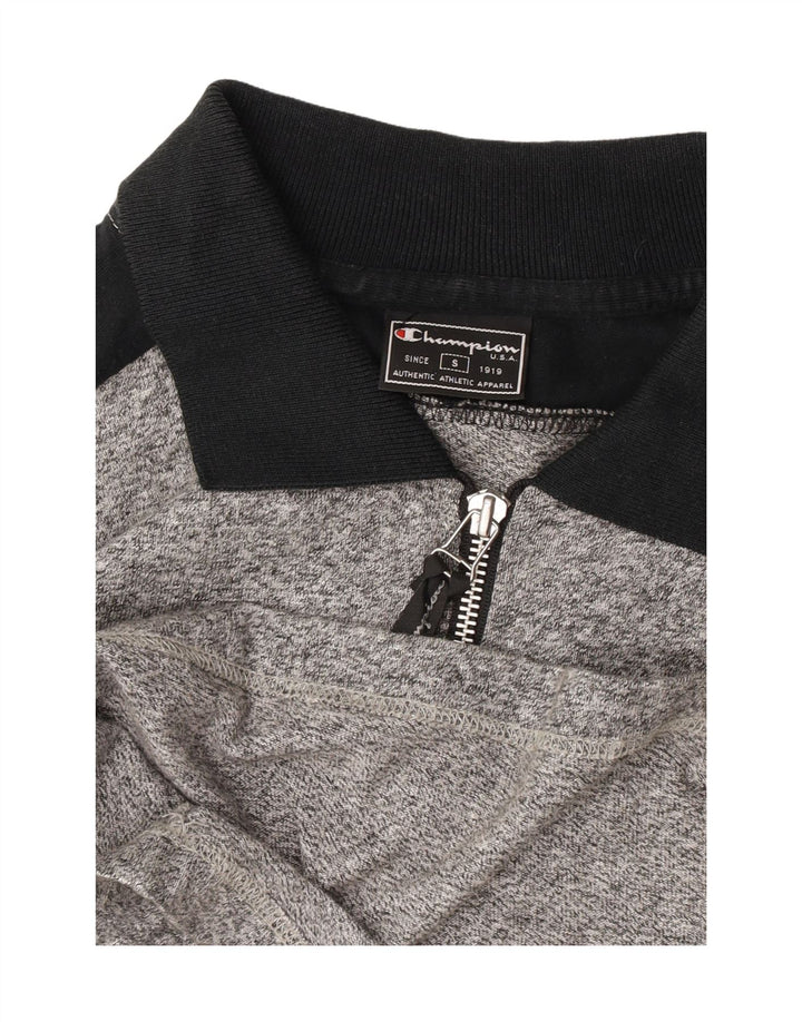 Champion Polo Homme Petit Gris Colorblock