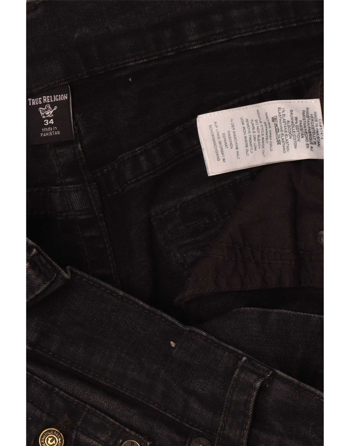 True Religion Jean Slim Homme W34 L31 Coton Noir