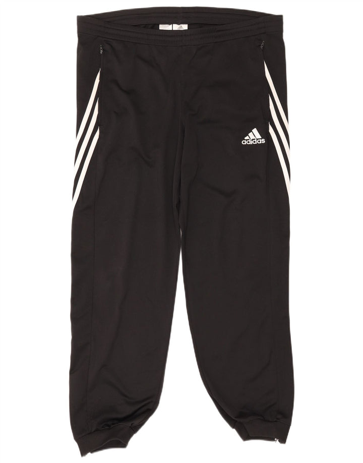Adidas Pantalon de survêtement pour homme Joggers Large Noir Polyester