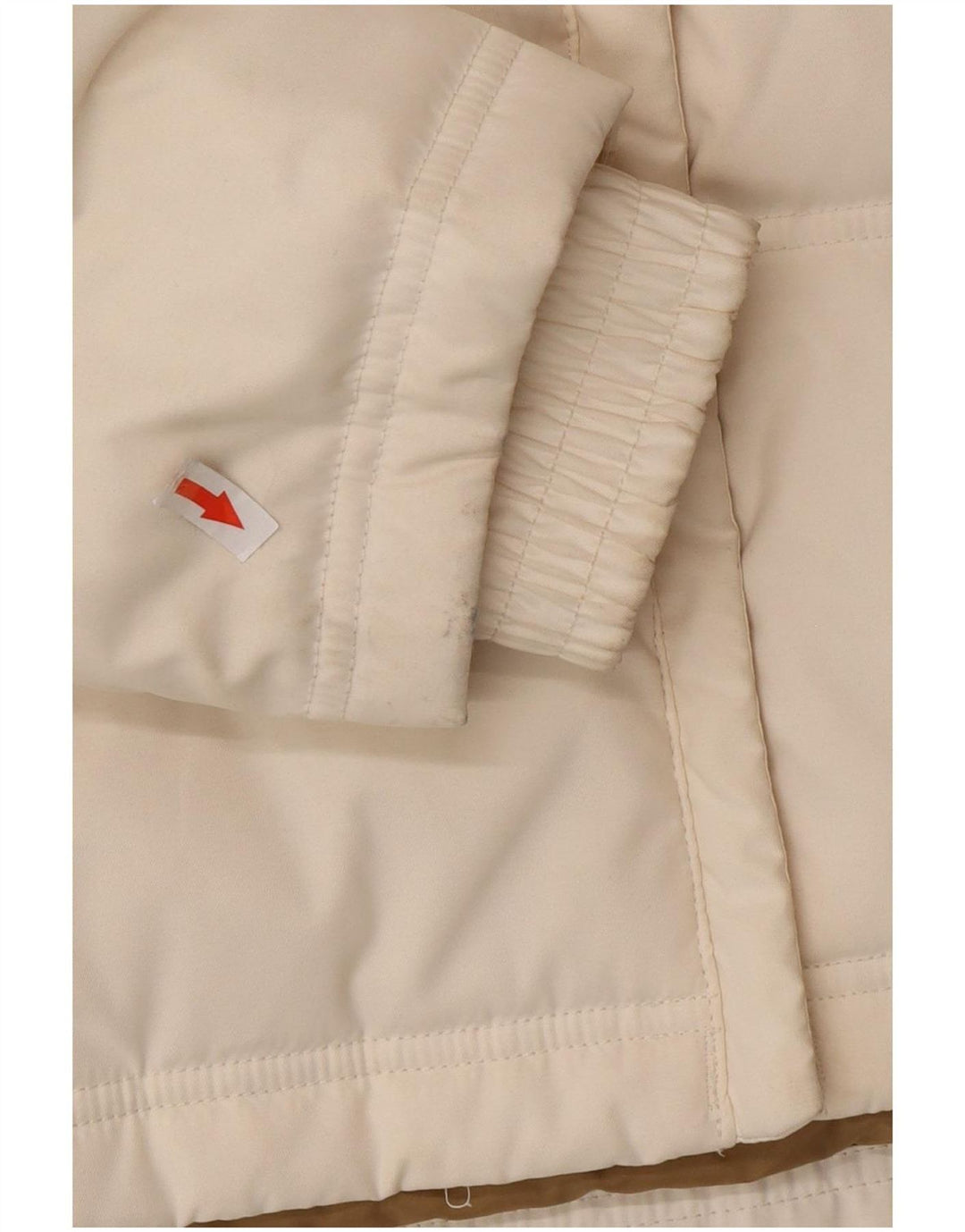 Columbia Veste matelassée surdimensionnée à capuche pour femme UK 10 Small Blanc Polyester