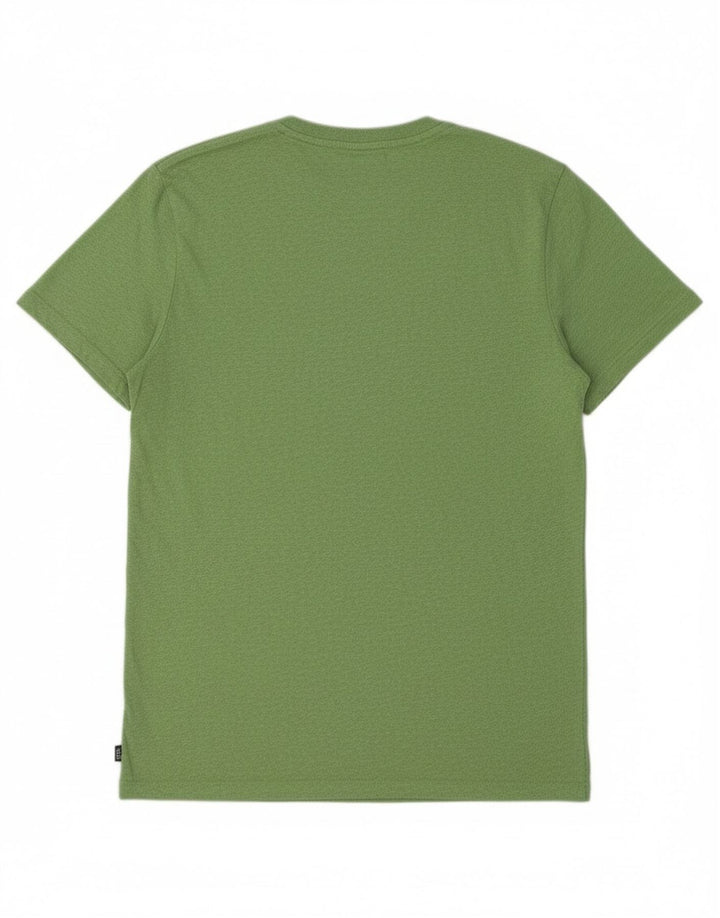 Superdry T-Shirt Homme Vert Moyen Coton