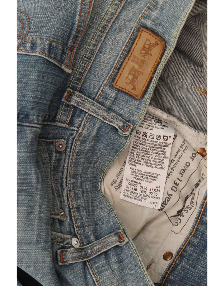 Levi's Jean Droit Eve Femme W31 L34 Bleu Coton