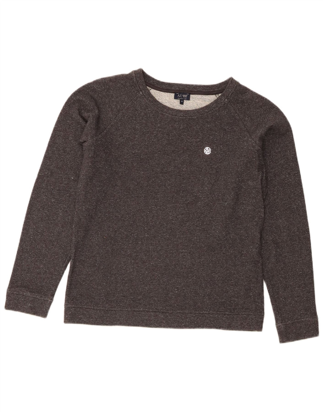 Armani Jeans Sweat Femme Pull EU 44 XL Gris Coton