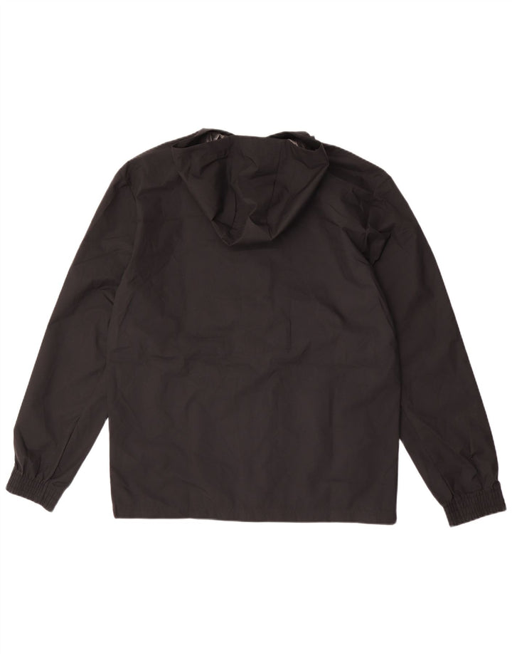 Adidas Veste de pluie à capuche pour homme UK 36 Petit Noir Polyester