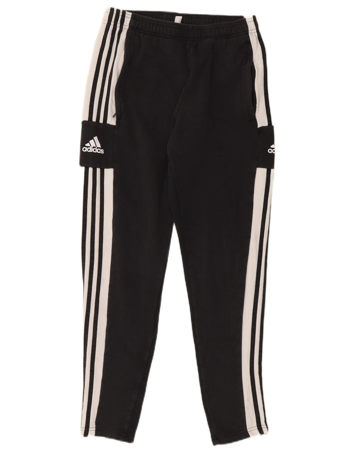 ADIDAS Pantalon de survêtement pour homme en coton noir moyen