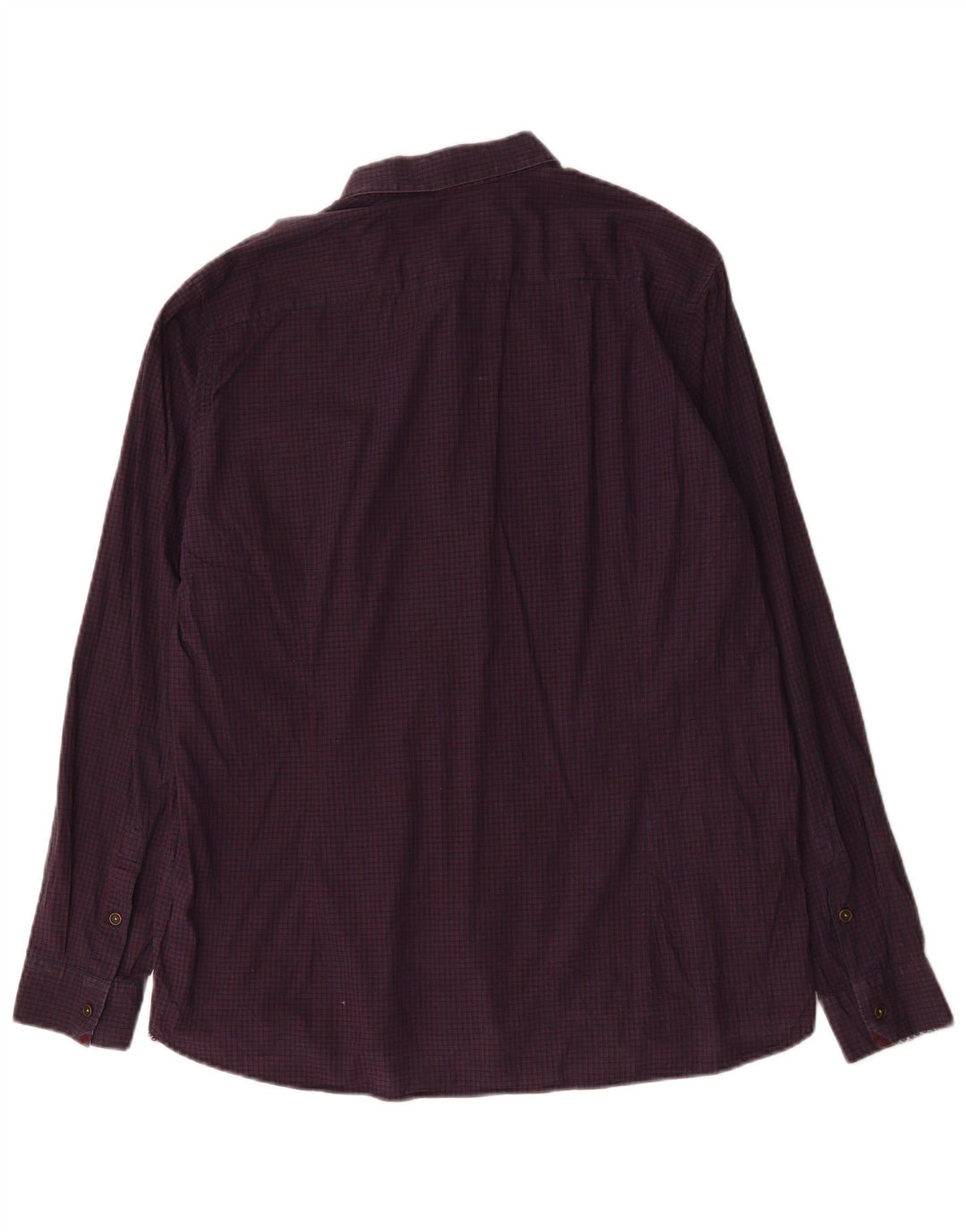 Ted Baker Chemise Homme Taille 6 2XL Violet Vichy Coton