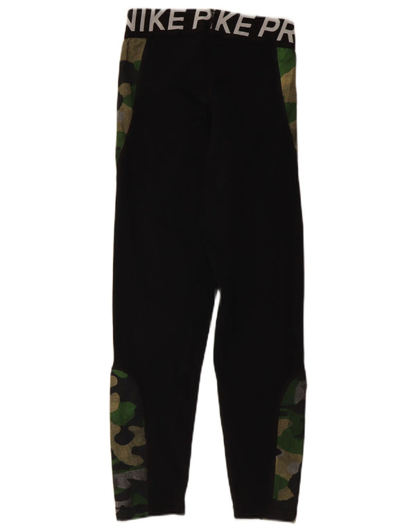 Nike Legging graphique pour femme UK 4 XS Noir Camouflage Polyester