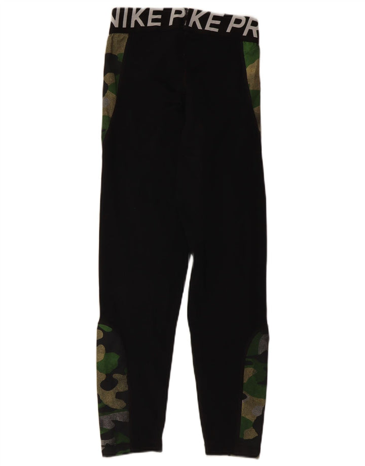 Nike Legging graphique pour femme UK 4 XS Noir Camouflage Polyester