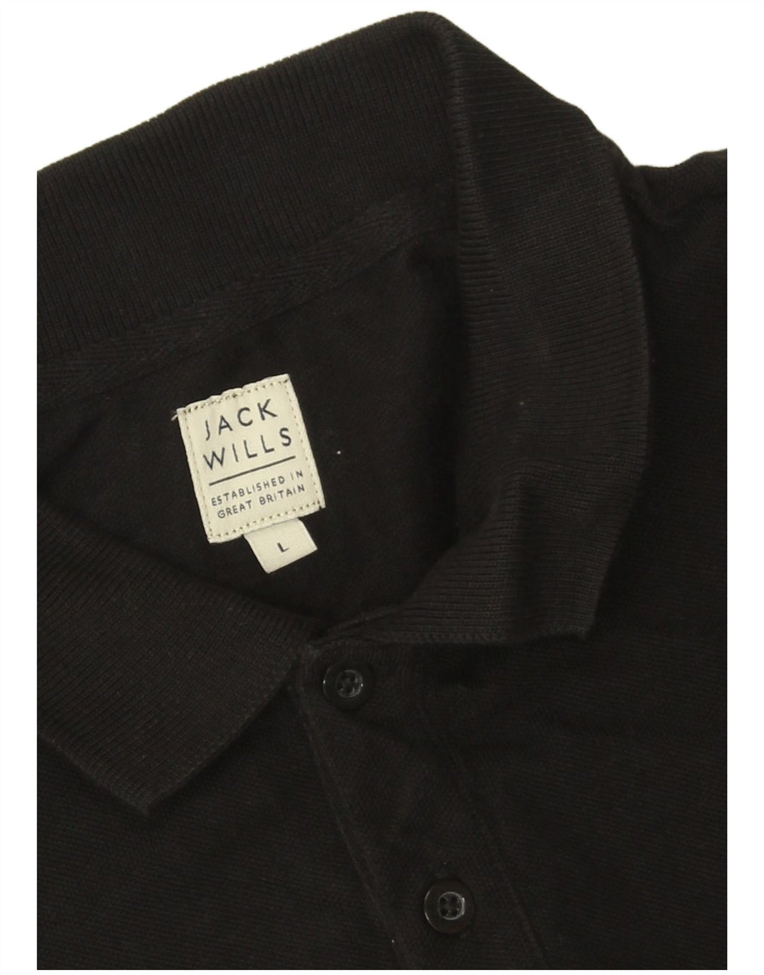 Jack Wills Polo Homme Grand Noir Coton