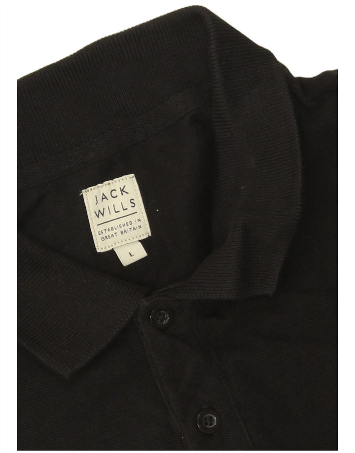 Jack Wills Polo Homme Grand Noir Coton