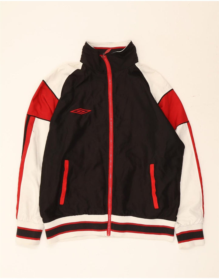 Umbro Veste de Survêtement Homme Noir Moyen Polyester Colorblock