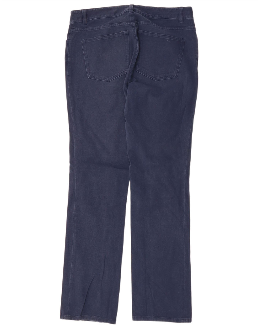 CHAPS Pantalon décontracté fuselé pour femme US 8 Medium W32 L32 Bleu marine Coton