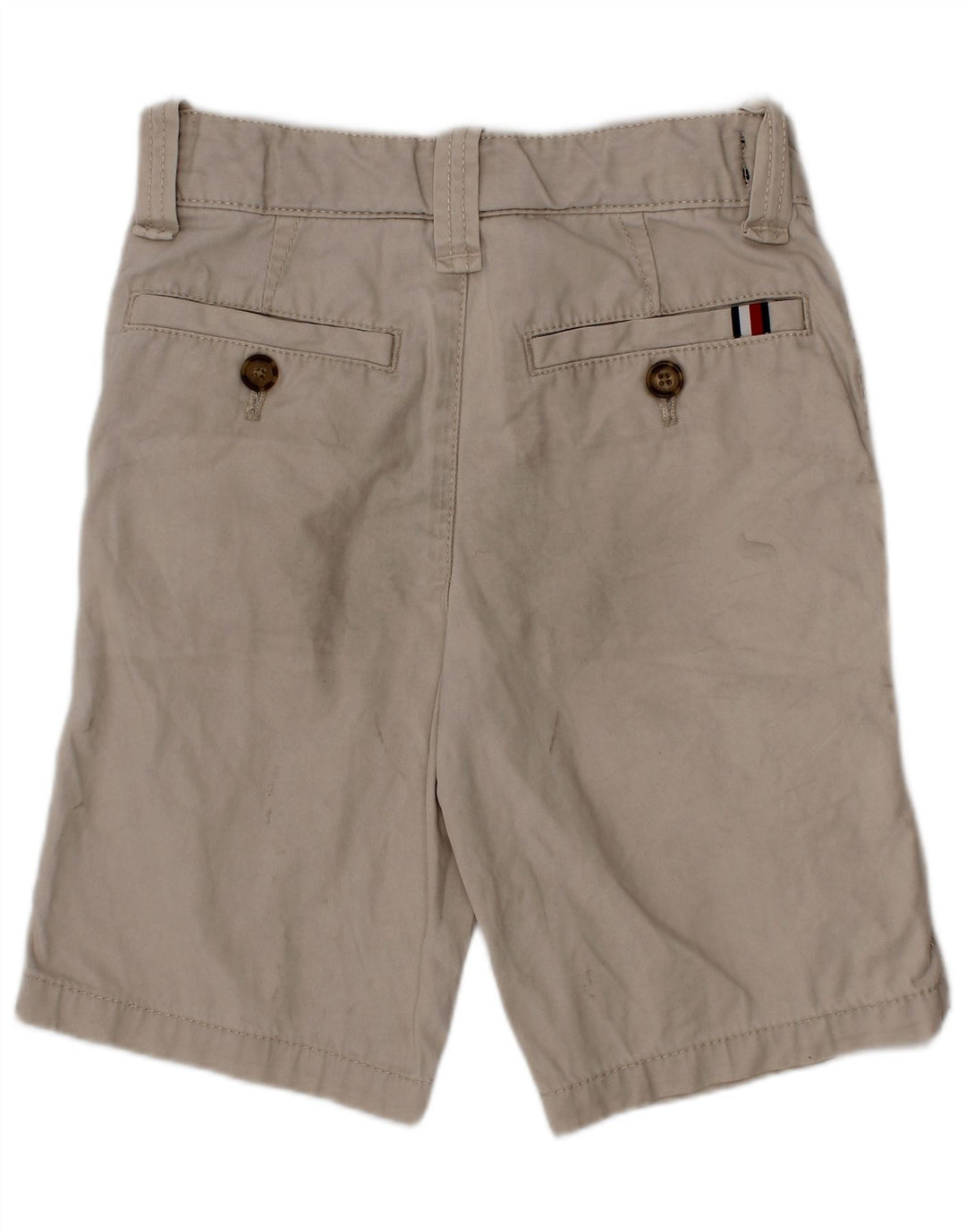 Tommy Hilfiger Short Chino Garçon 5-6 Ans W24 Coton Beige
