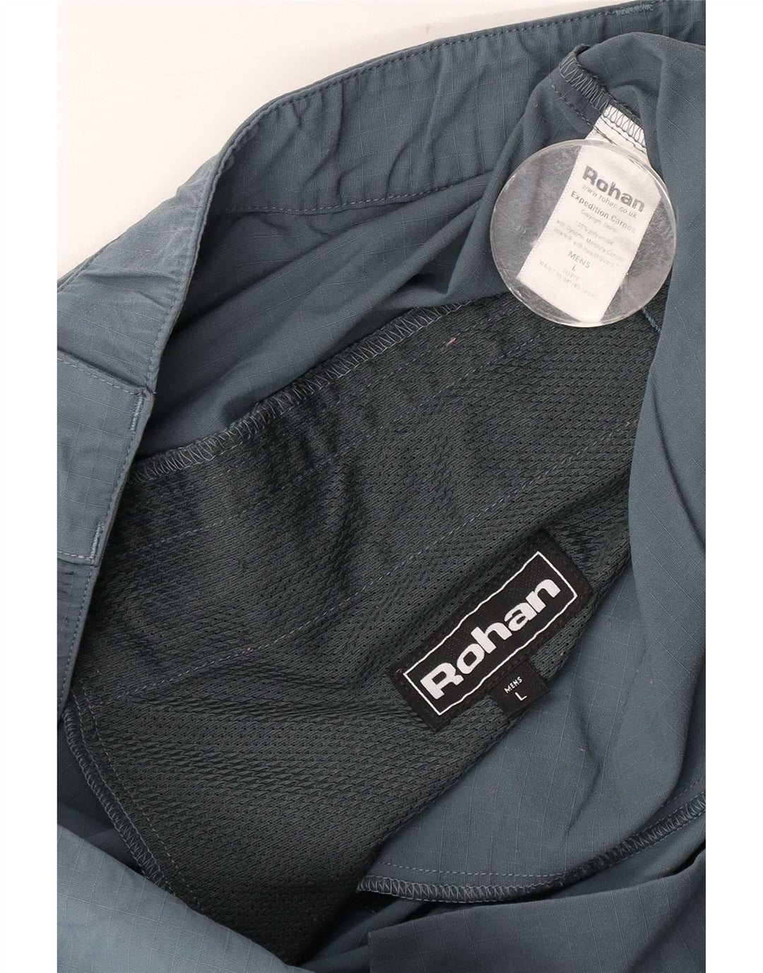 Rohan Pantalon cargo de randonnée pour homme Large W36 L29 Bleu Polyamide