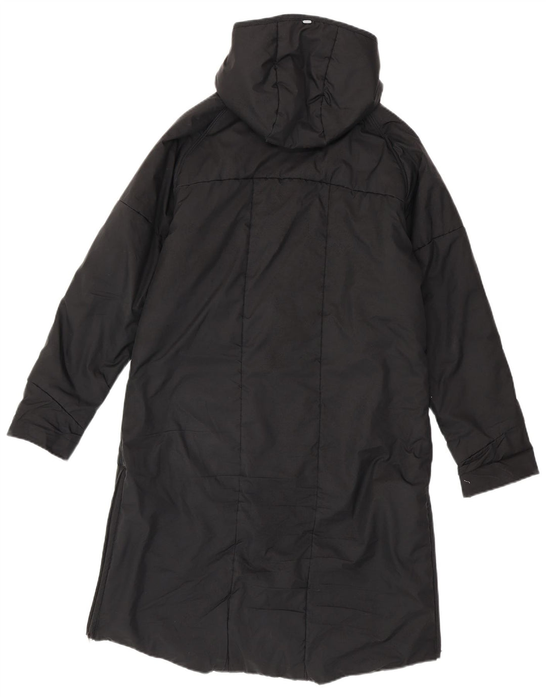 Adidas Manteau rembourré à capuche pour femme UK 14 Medium Noir Polyester