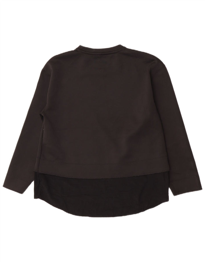 Dkny Sweat-shirt pour femme UK 46 Large Noir Polyester