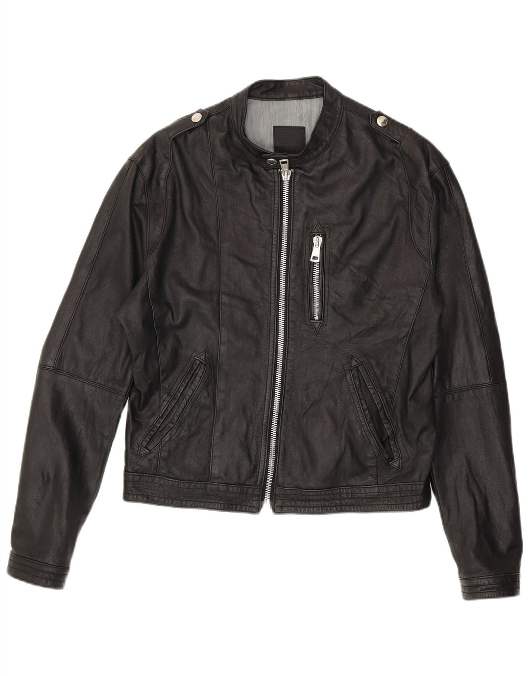 Imperial Veste en cuir militaire pour femme IT 48 XL Noir