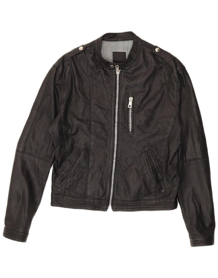 Imperial Veste en cuir militaire pour femme IT 48 XL Noir