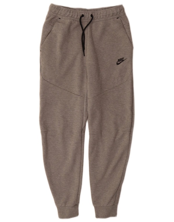 Nike Pantalon de survêtement pour femme Joggers UK 10 Small Gris Coton