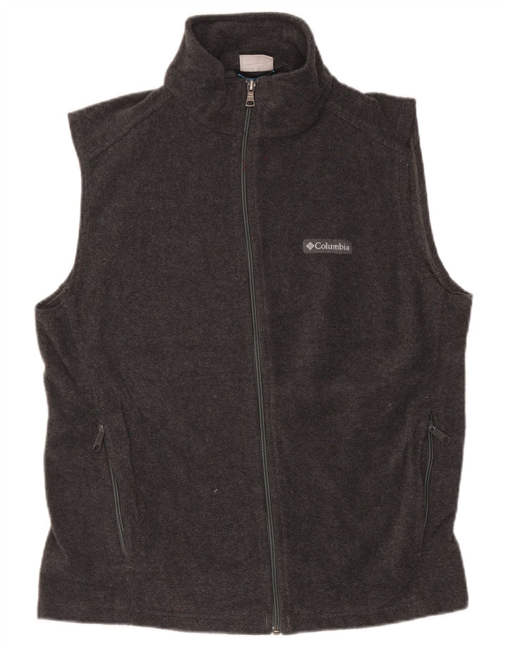 Columbia Gilet Polaire Femme UK 14 Gris Moyen Polyester