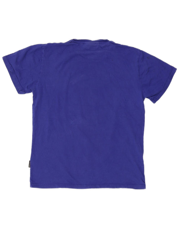 Pierre Cardin T-Shirt Graphique Homme Grand Bleu Coton