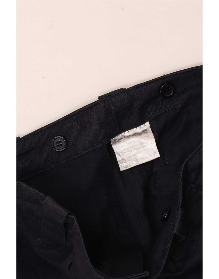 Short Cargo Vintage Homme Moyen W32 Bleu Marine Polyester
