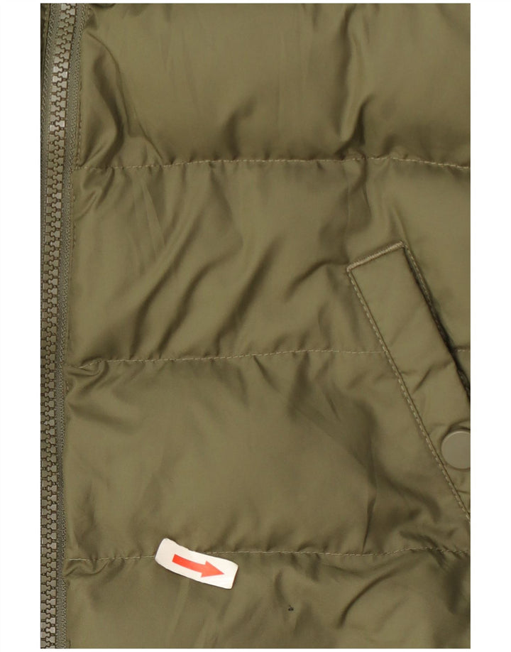 Veste matelassée à capuche Nike garçon 10-11 ans Kaki moyen Polyester