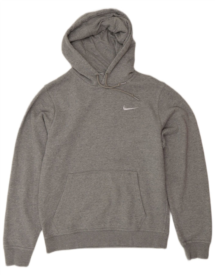 Nike Pull à capuche pour homme en coton moucheté Gris Taille S
