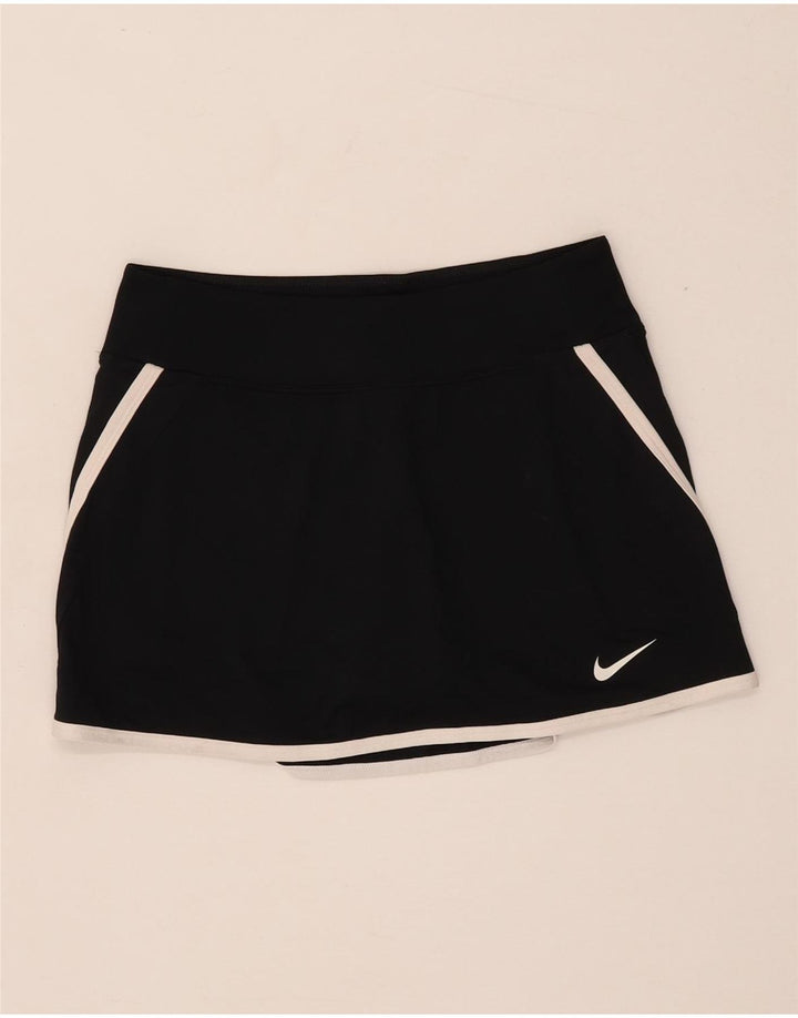 Nike Femme Dri Fit Jupe-short UK 10 Petit Noir Polyester