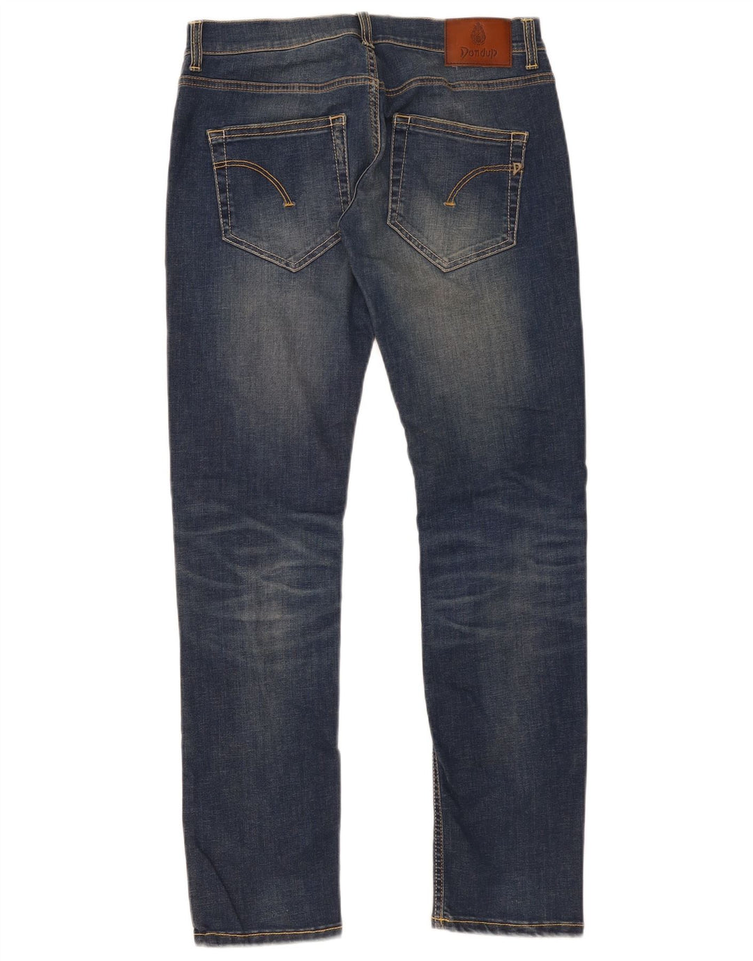 Dondup Jean slim effet vieilli W32 L33 en coton bleu pour femme