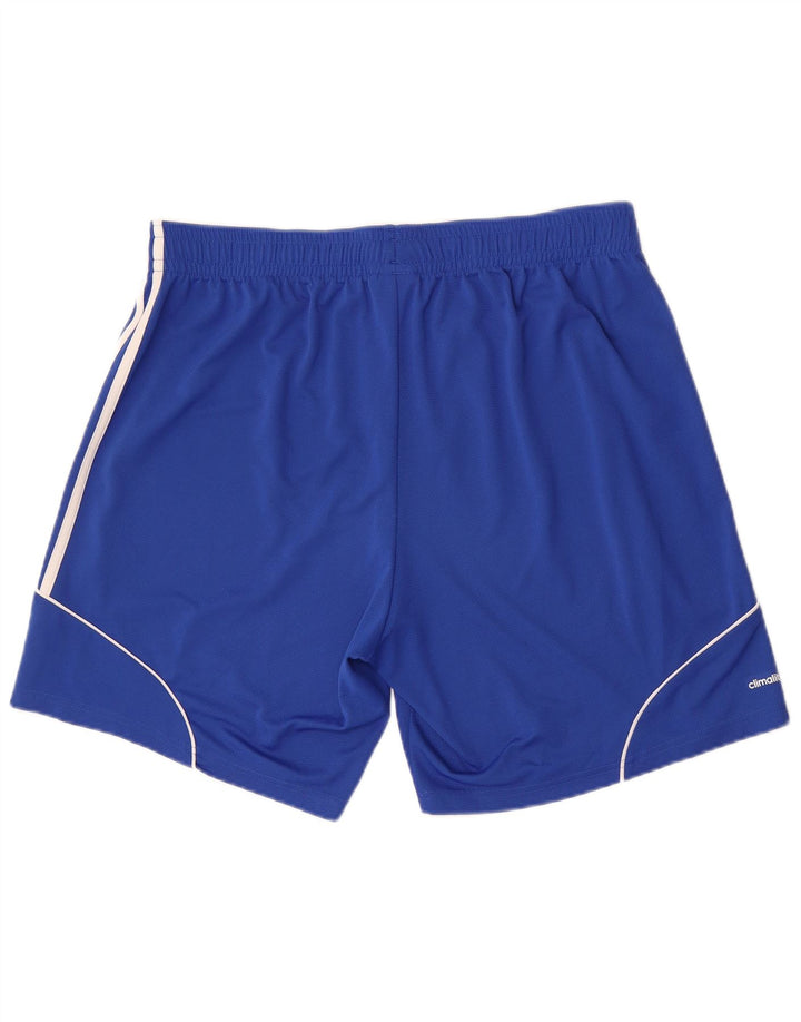 Adidas Short de sport Climalite pour homme XL Bleu Polyester