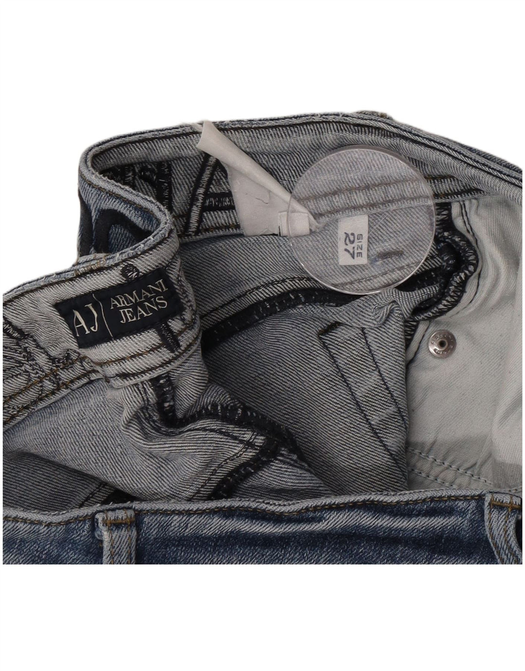 Armani Femme Jean Slim W27 L30 Bleu