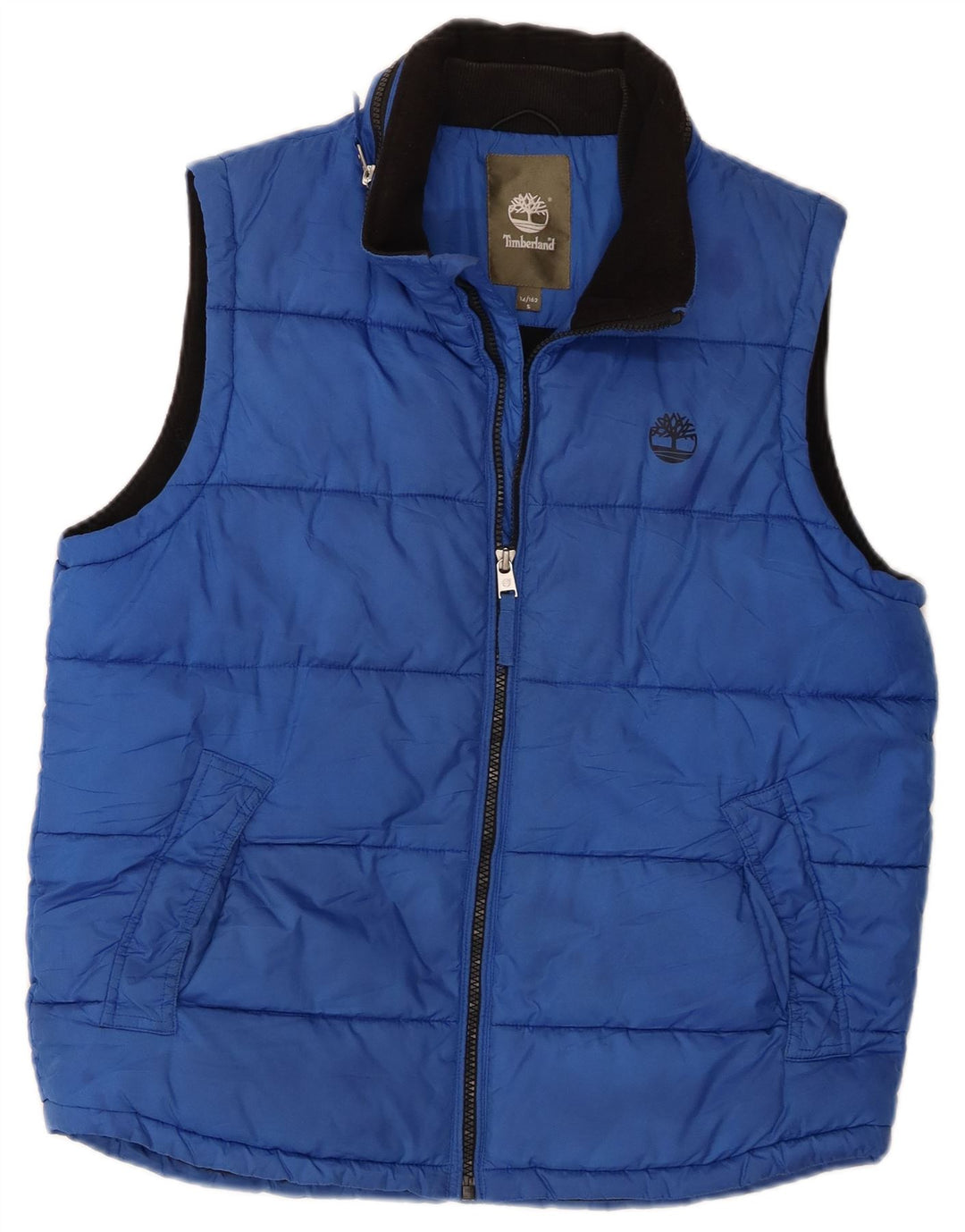 Timberland Gilet rembourré garçon 13-14 ans Petit Bleu Polyester