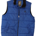 Timberland Gilet rembourré garçon 13-14 ans Petit Bleu Polyester