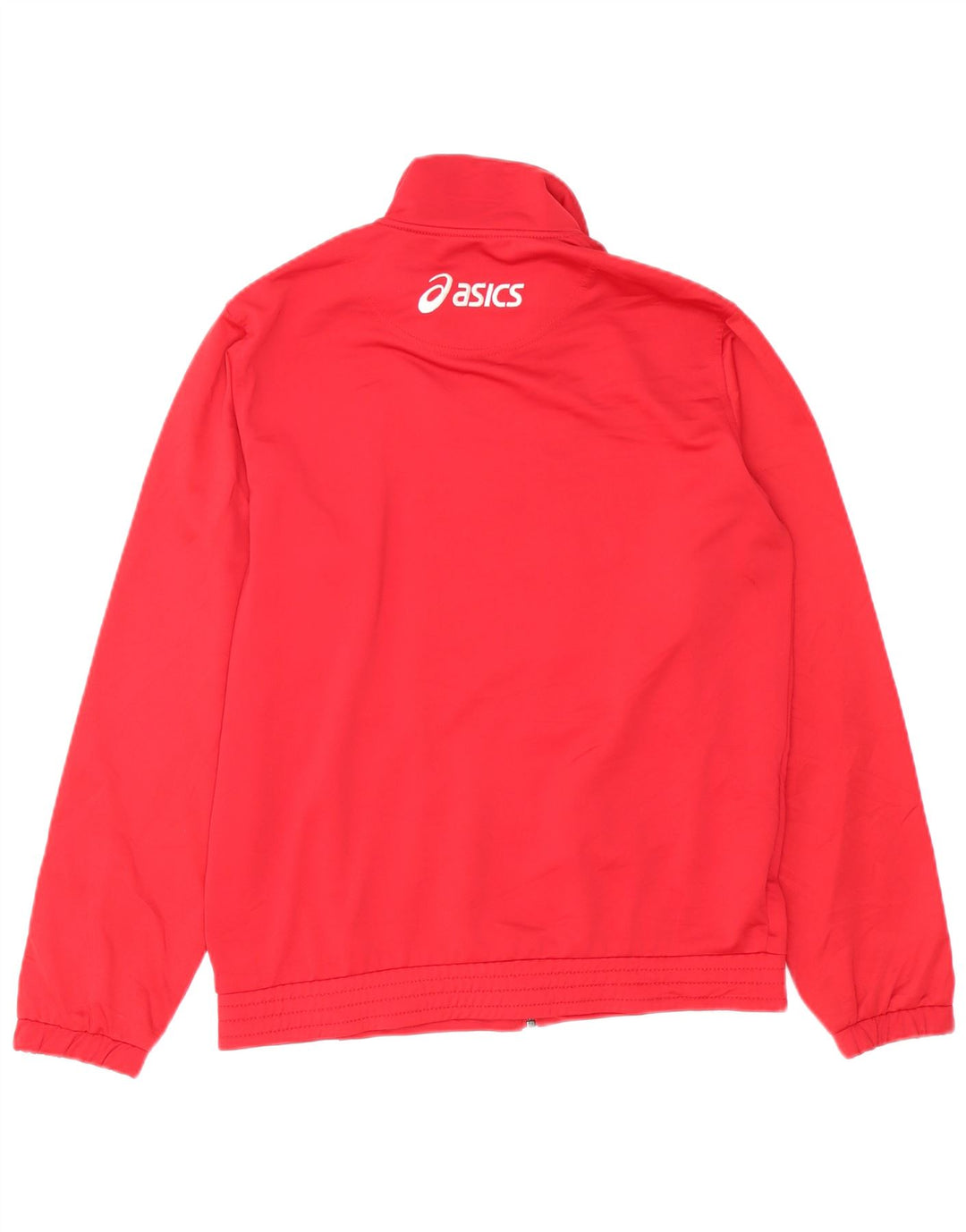 ASICS Veste de survêtement pour homme en polyester color block rouge moyen