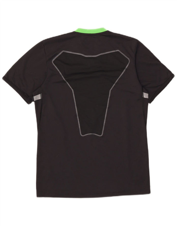 Adidas Hommes Climacool T-Shirt Top Petit Noir Colorblock