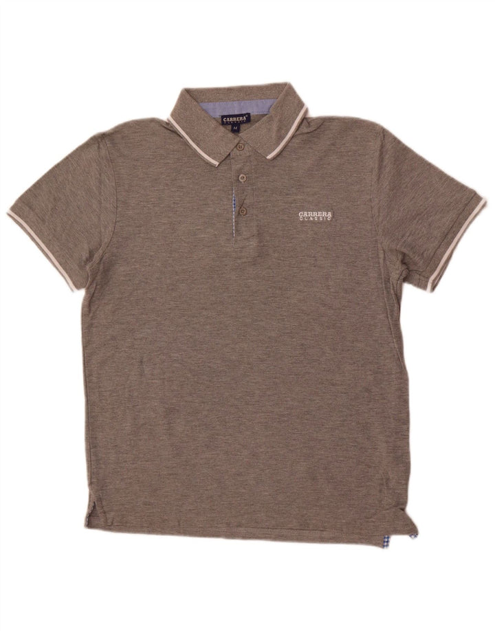 Carrera Polo Classique Homme Gris Moyen Coton