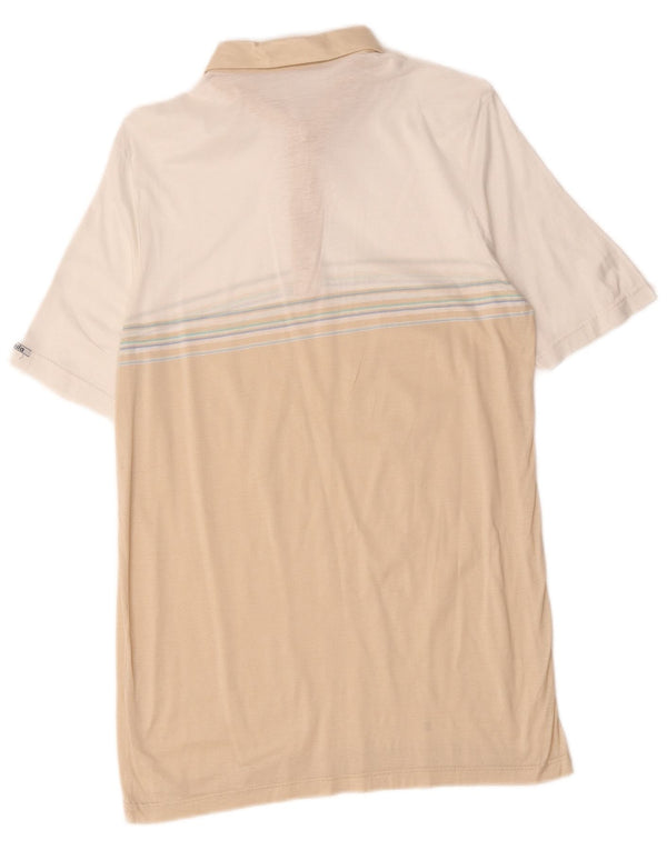 Baila Polo Homme Petit Coton Colorblock Beige