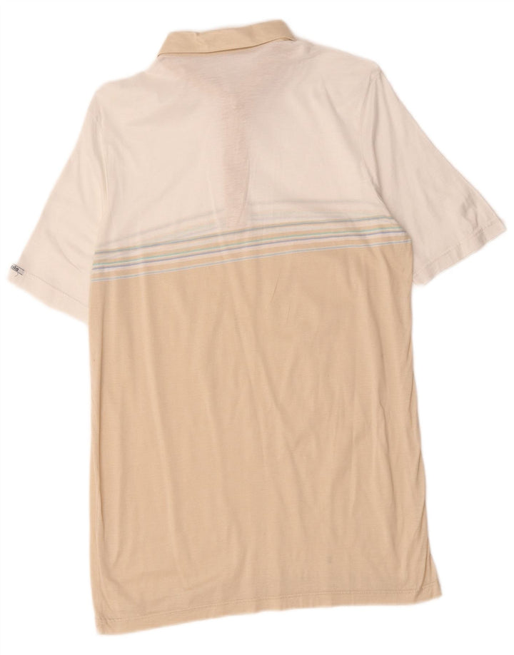 Baila Polo Homme Petit Coton Colorblock Beige