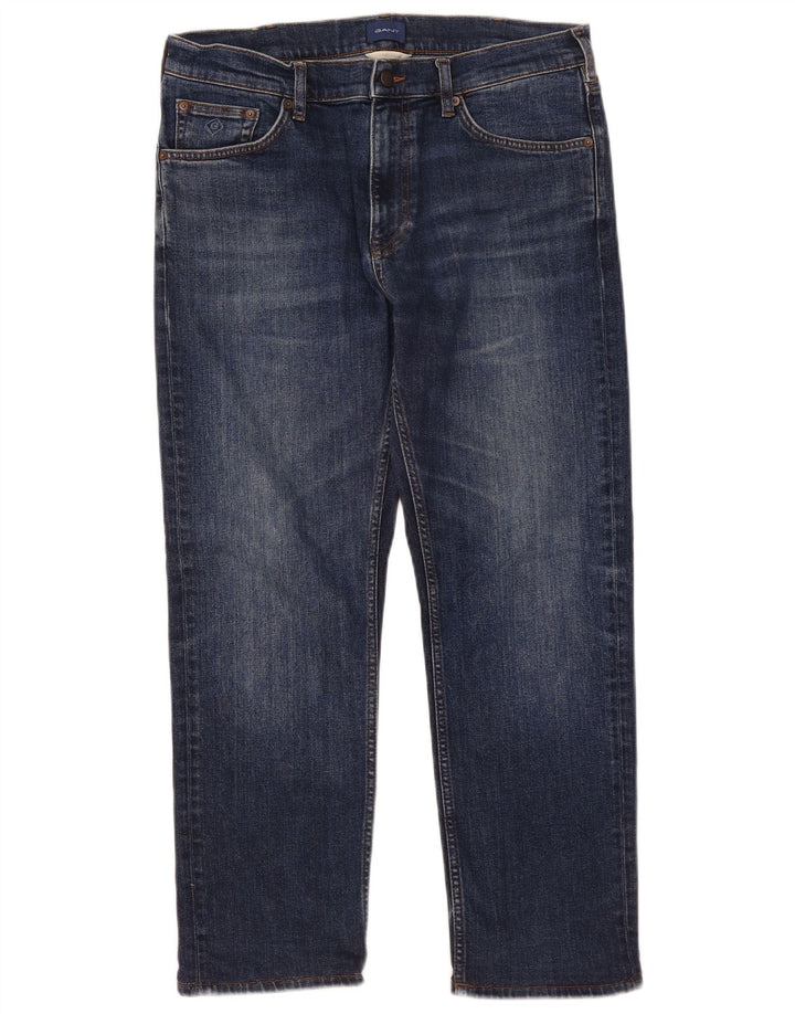 Gant Jean Droit W34 L30 Homme Bleu
