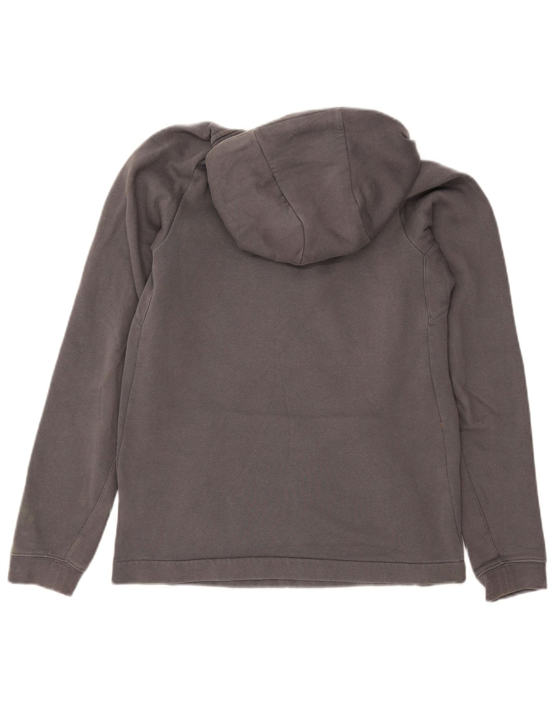 NIKE Pull à capuche à col zippé pour homme Petit coton gris