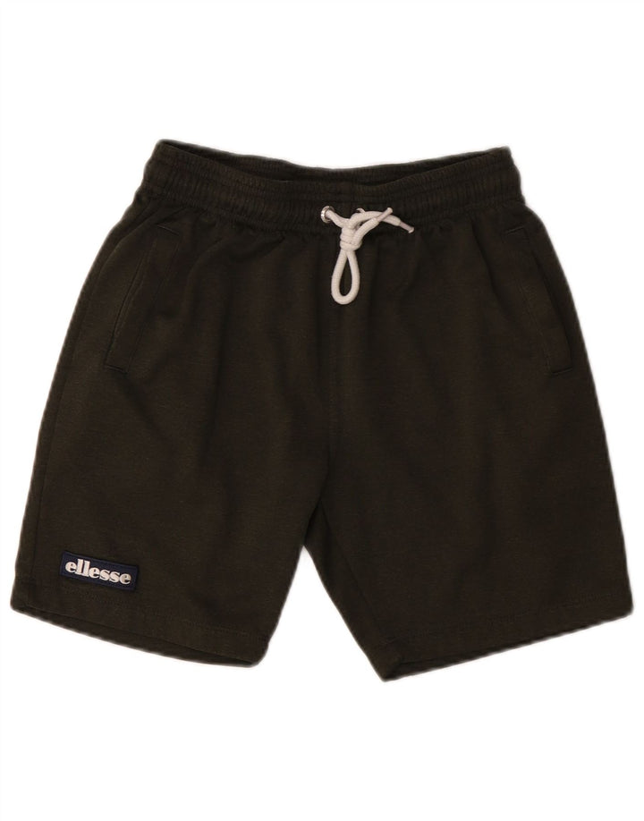 Ellesse Short de sport garçon 12-13 ans Kaki Polyester