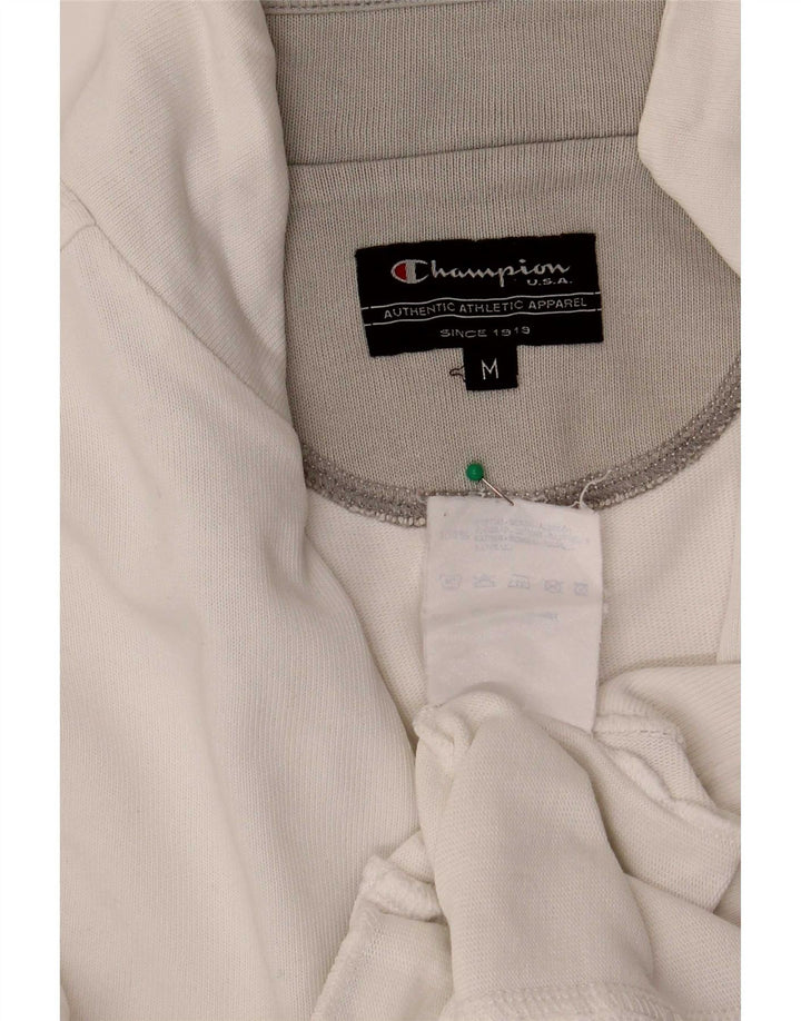 Champion Veste de survêtement pour femme UK 14 Medium Blanc Coton