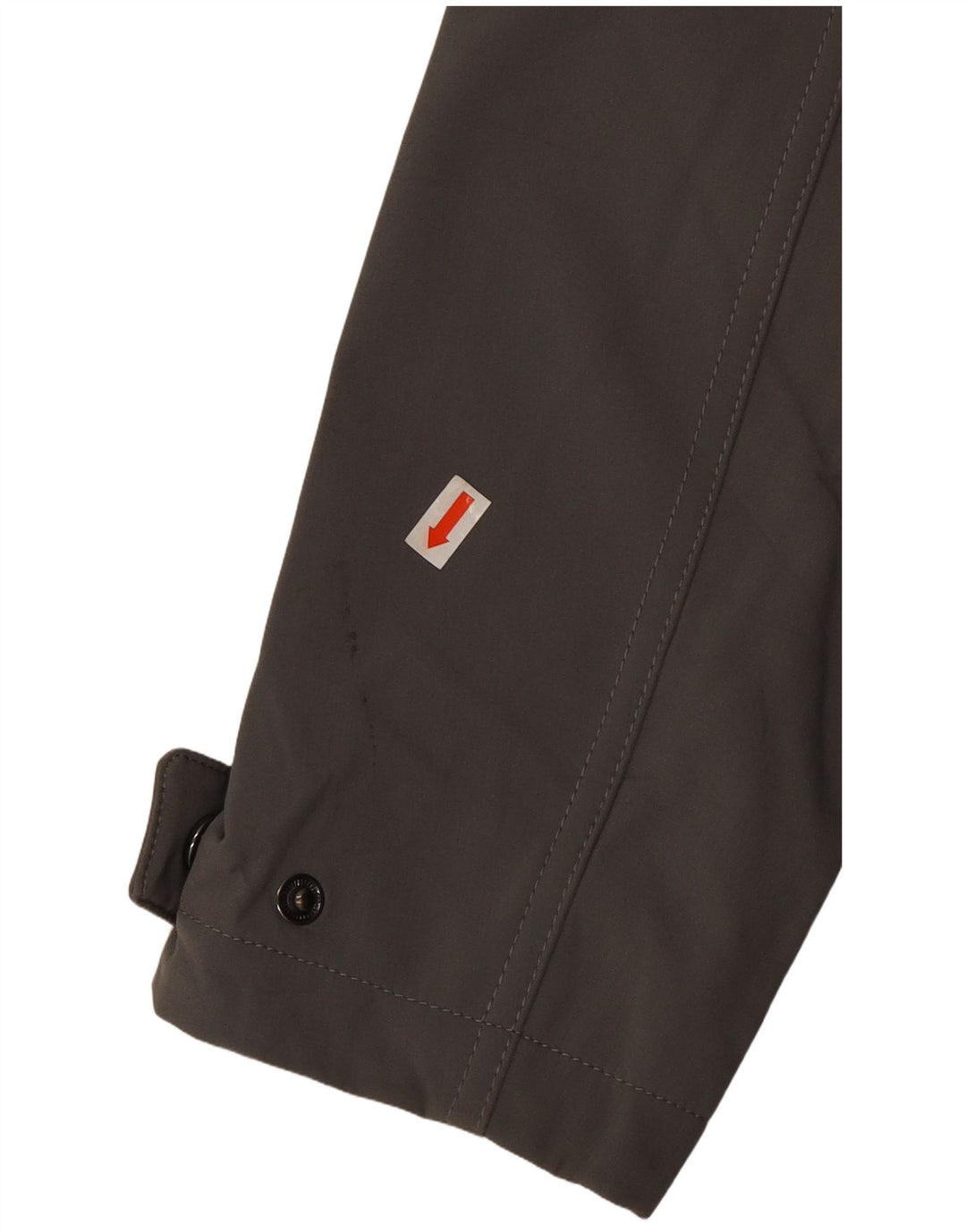 CALVIN KLEIN Veste coupe-vent à capuche pour femme UK 6 XS Gris Polyester