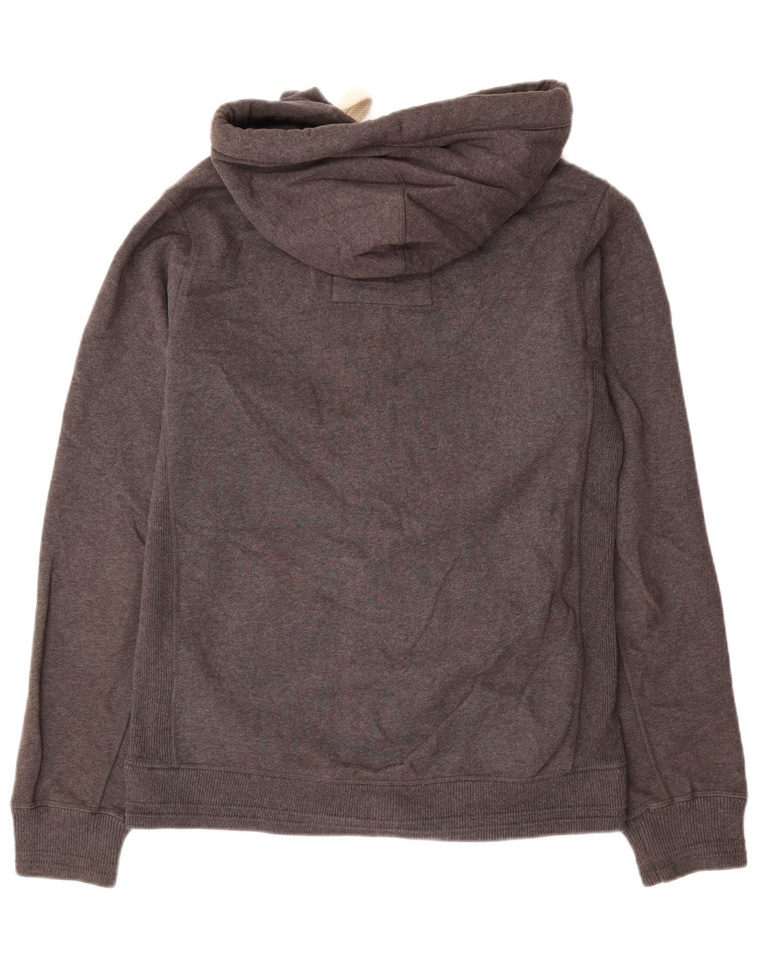 Fat Face Pull à capuche zippé pour homme Petit coton gris