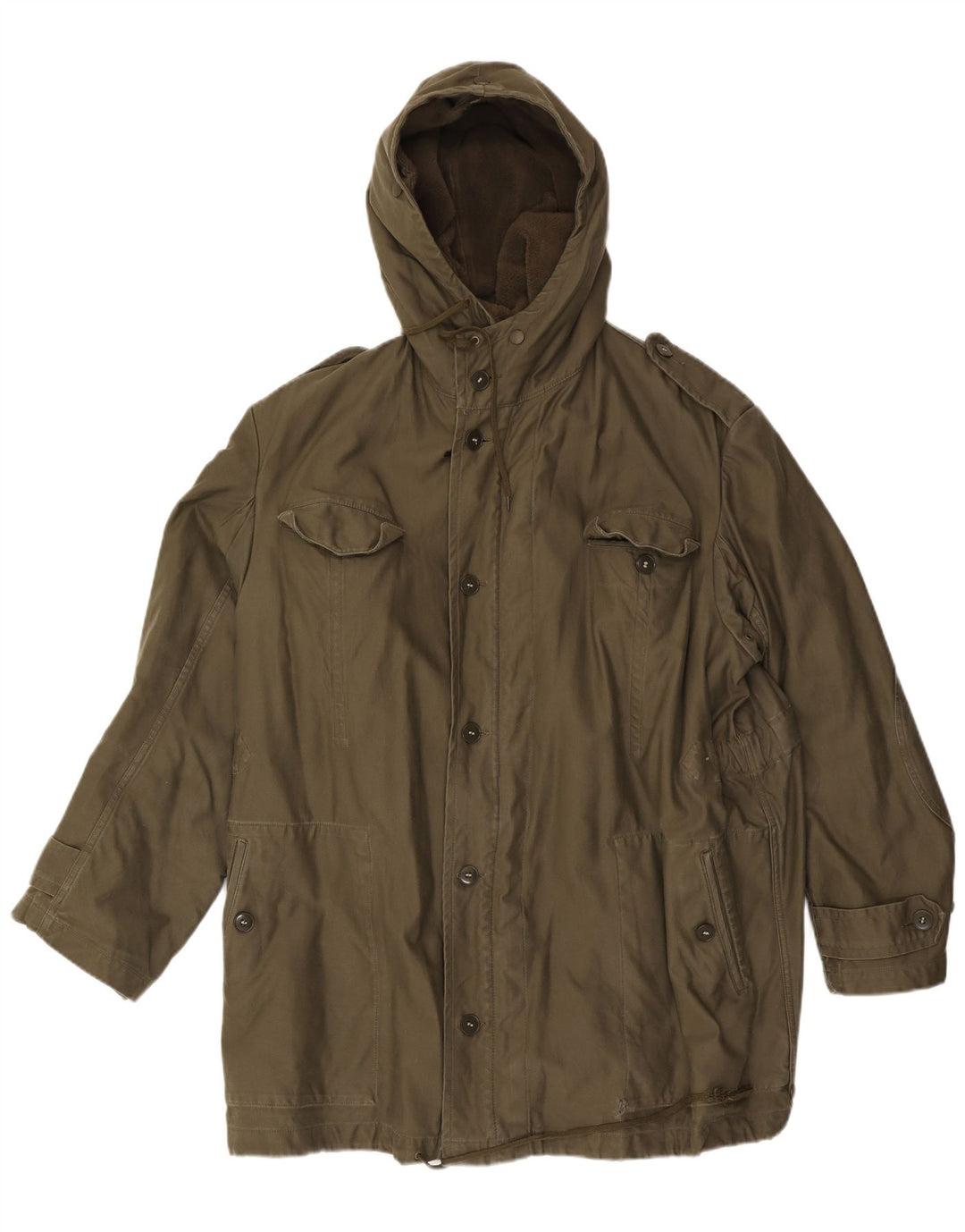 Parka militaire à capuche pour homme UK 42 XL