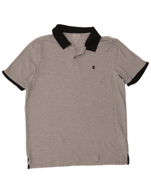 Izod Polo Homme XL Gris Colorblock Coton