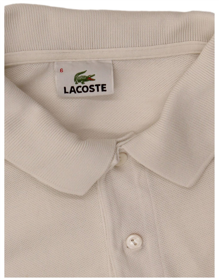 Lacoste Polo Homme Taille 6 XL Blanc